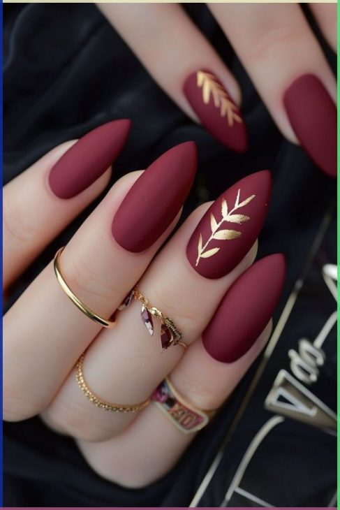 Maroon Fall Nails 2024: Elegant Ideas to Embrace the Season