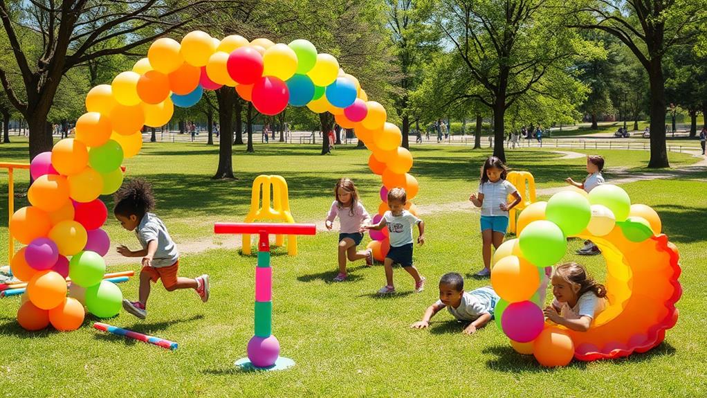 inflatable balloon challenge event