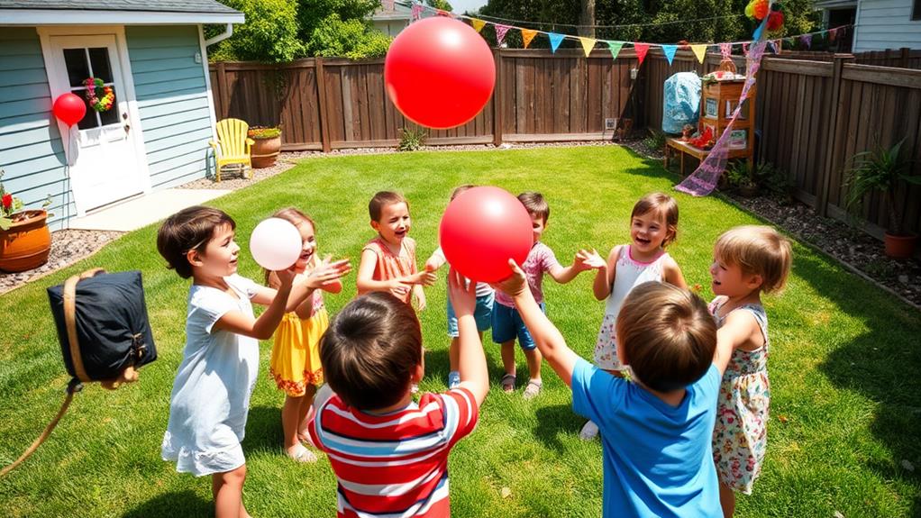 inflatable spud toss game