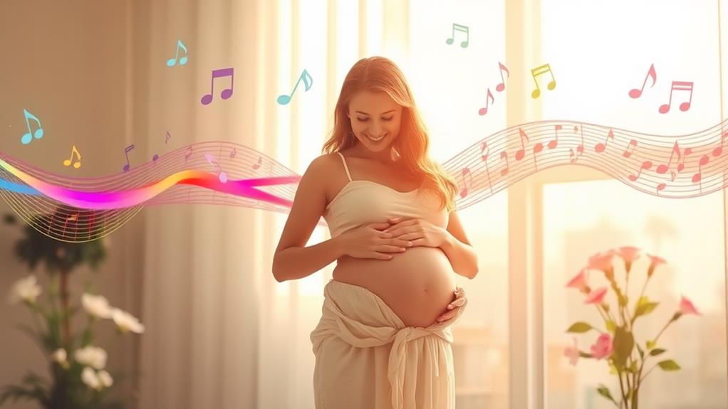 music enhances prenatal development