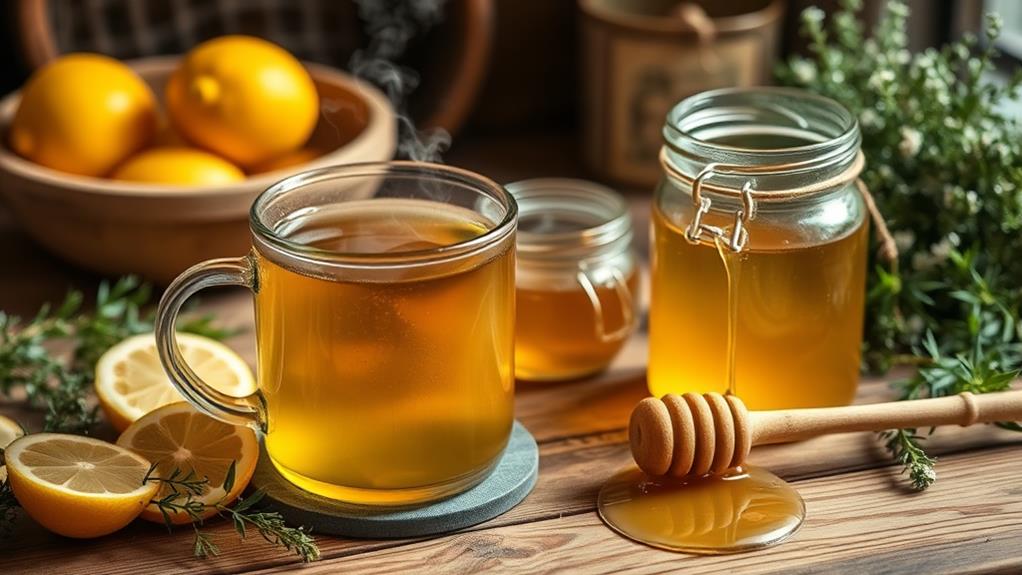 soothing honey infusion drink